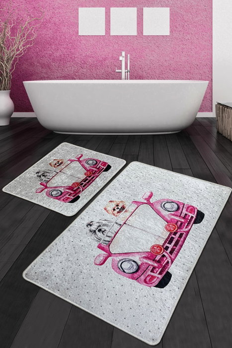 Mijölnir Dogs Vosvos Djt Juego de alfombras de baño Multicolor Mijölnir Dogs Vosvos Djt Juego de alfombras de baño Multicolor